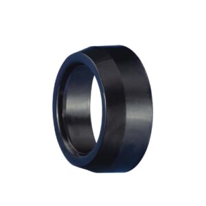 Alsident System 75 reduktion 100/75 mm | Sort