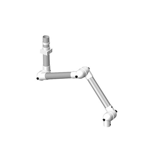Alsident System 75 sugearm | 1730 mm | 3 led | Væg / Loft montage - Hvid