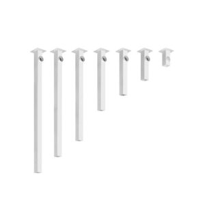 Alsident System 100 sokkelkasse | Hvid