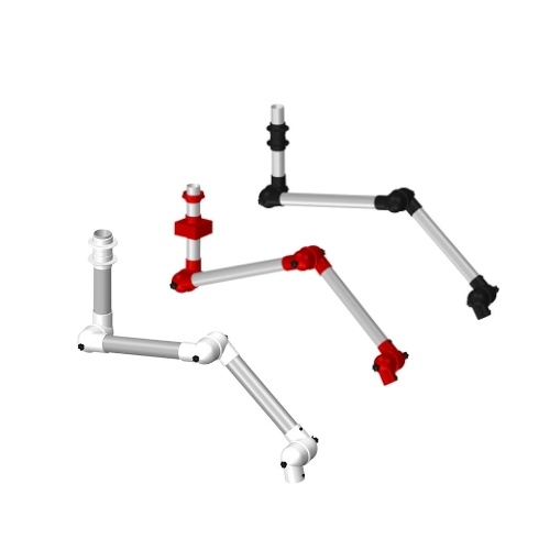 Alsident System 50 sugearm | 910 mm | 3 led | Væg / Loft montage - Hvid