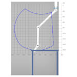 Alsident System 63 sugearm 1550 mm maal