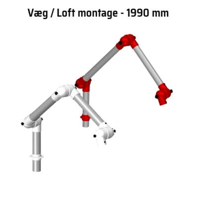 Alsident System 75 sugearm 1990 mm vaeg loft