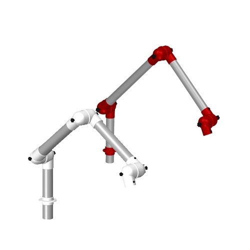 Alsident System 75 sugearm 830 mm Bordmontage