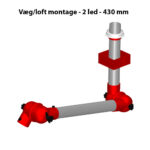 vaeg loft montage 2 led 430 mm