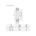 Ydervaegsrist H1 dimensioner