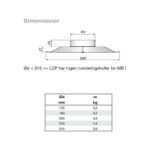 LCP dimensioner