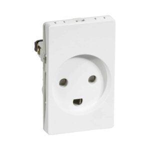 FUGA stikkontakt 2 polet DK jord 1½ modul