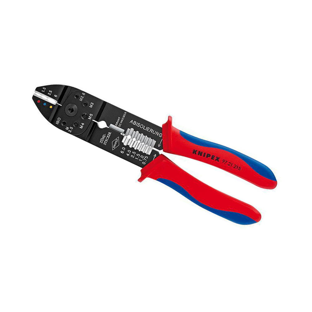 Knipex crimptang bruneret med flerkomponent haandtag 230 mm