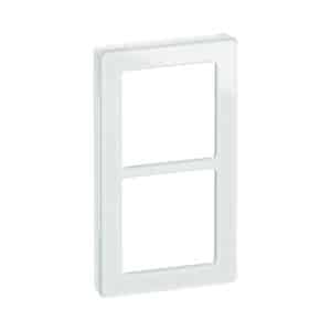 LK FUGA PURE designramme glas 2 modul Hvid