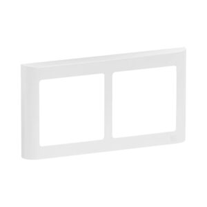LK FUGA SOFT designramme 2 modul vandret Hvid