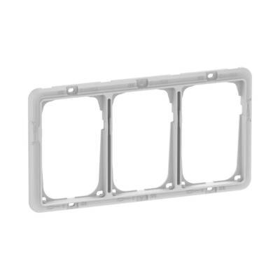 LK FUGA teknisk monteringsramme for SOFT BASE 63 CHOICE PURE designrammer 3x1½ modul