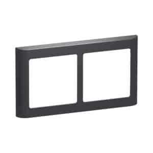 LK FUGA SOFT designramme 2 modul vandret Koksgraa