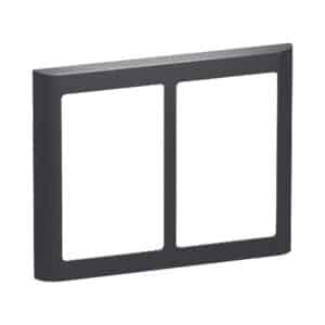 LK FUGA SOFT designramme 2x1½ modul Lodret Koksgraa
