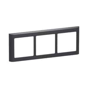 LK FUGA SOFT designramme 3 modul vandret Koksgraa