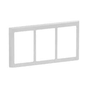 LK FUGA SOFT designramme 3x1½ modul Lodret Lysegraa