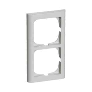 LK FUGA Softline 63 ramme 2 modul Lysegraa