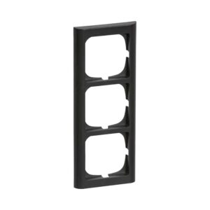 LK FUGA Softline 63 ramme 3 modul Koksgraa