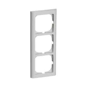 LK FUGA Softline 63 ramme 3 modul Lysegraa