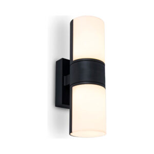 CYRA vaeglampe LED dobbelt sort 1000 lumen