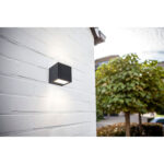 GEMINI vaeglampe sort LED 3