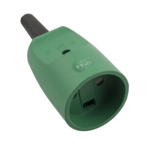 Forlaengerled F5 forstaerket uden jord groen produkt 1