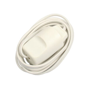 Forlaengerledning mP3F3 uden jord 2m hvid produkt