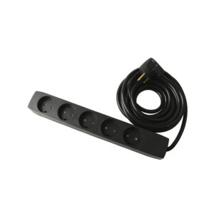 Stikdaase T8 5R med jord 5m sort produkt