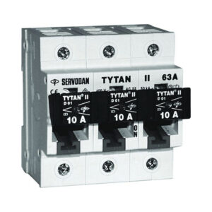 Afbryder 61 003 3 pol 63A 45 modul produkt