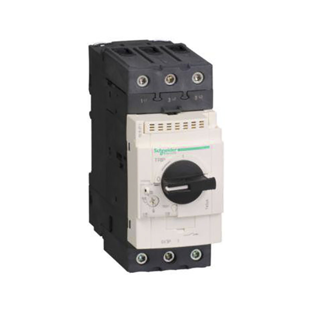 Schneider TeSys GV motor circuit breaker GV3P32, termisk magnetisk, 23-32A 15kW@400V Icu100kA, drejegreb