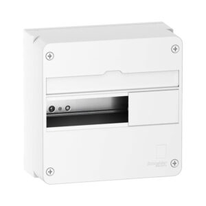 Afdaekning vaegmonteret gruppetavle Resi9 CX tavle 1 raekke 13 moduler Hvid RAL9003 uden doer produkt