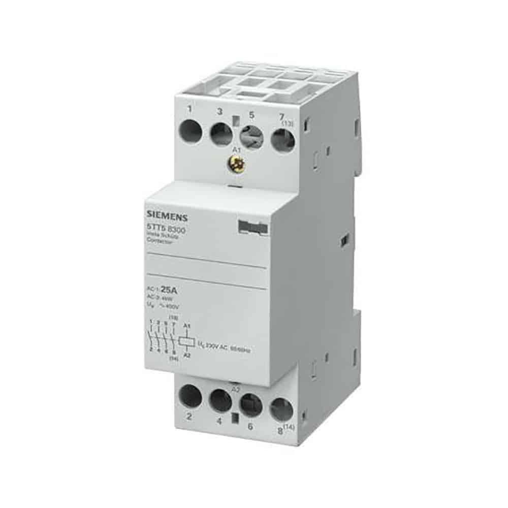 Kontaktor 4 slutte 25a 230v brumfri produkt