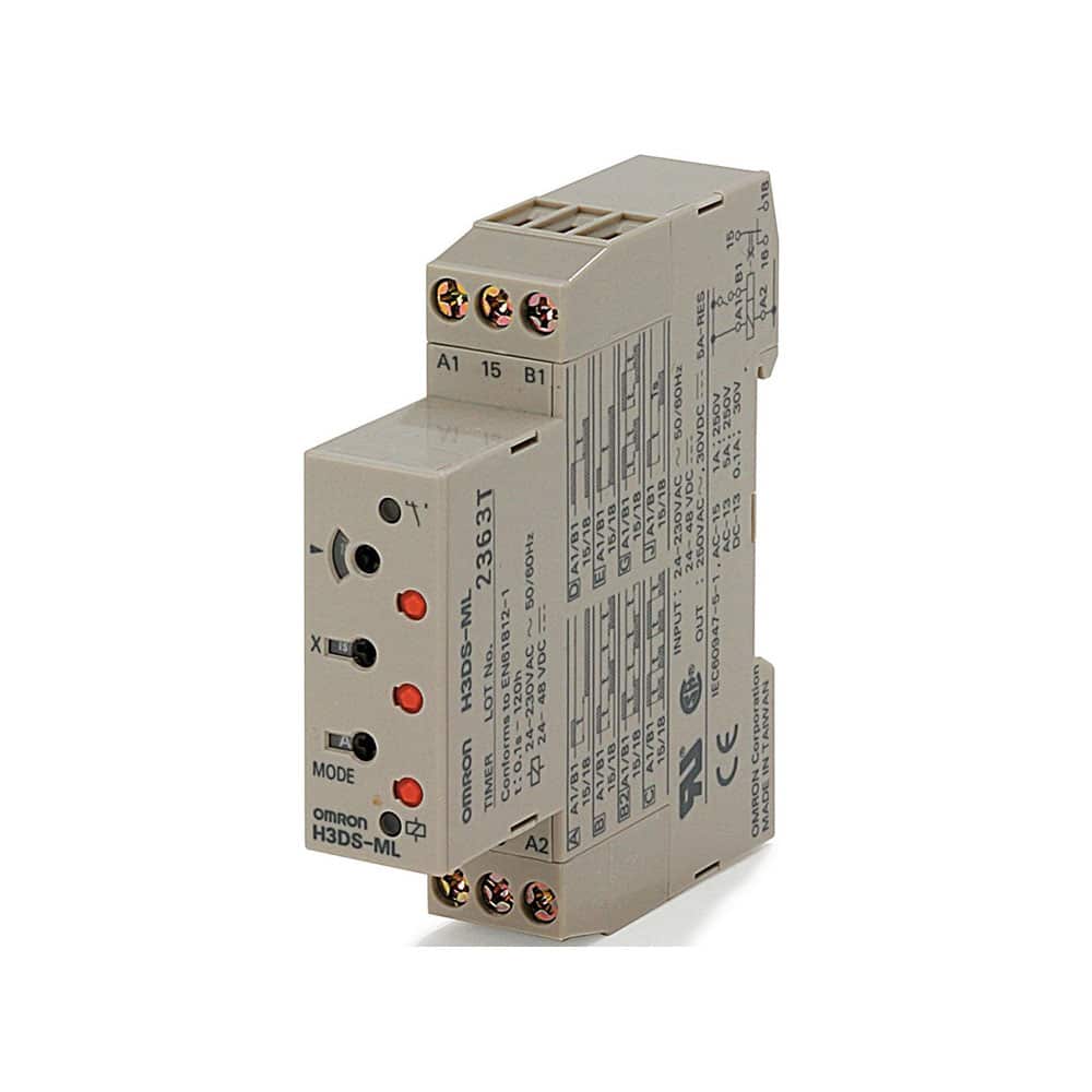 Timer din skinne montage 175 mm 24 230 vac24 48vdc produkt
