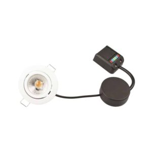 Claudia 230V Daempbar Flimmerfri 4.5W 3000K Ra95 305lm IP44 Mat Hvid Rund. produkt