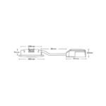 Claudia Looping 350mA Daempbar 3.2W 3000K Ra95 270lm IP44 Boerstet Alu Rund.2 produkt 1