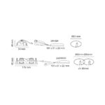 Junistar Lux Square Hvid 540lm 2700K Ra 981 produkt