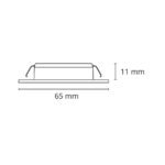 LEDStar Slim Mat Hvid 5W LED 3000K2 produkt