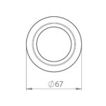 Rehab Ring 67mm Hvid Indoor til Nano Tilt1 produkt