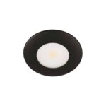Silvia 350mA Daempbar 3.2W 3000K Ra90 315lm IP44 Mat Sort Rund produkt