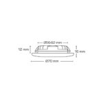 Silvia 350mA Daempbar 3.2W 3000K Ra90 315lm IP44 Mat Sort Rund1 produkt