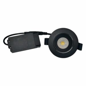 Velia Low Profile Downlight 55W 4000K mat sort rund produkt 1