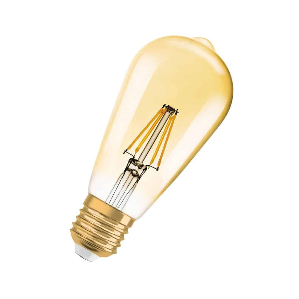 LEDVANCE Vintage 1906 LED edison guld filament 420lm 4W824 (37W) E27 produkt