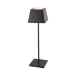 Bordlampe Conexos LED, genopladelig, trådløs, mat sort produkt