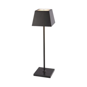 Bordlampe Conexos LED, genopladelig, trådløs, mat sort produkt