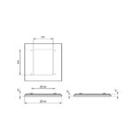 Philips CoreLine Påbyg Interact Ready SM134V LED 3700lm840 60x60 OCUGR191 produkt