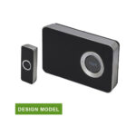 TREND Dørklokke DESIGN sort batteri4 produkt