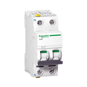 Acti9 Automatsikring iC60N, 1P+N 13A C, med dobbelt terminal, 36 mm produkt