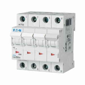 Automatsikring 50A 3P+N C 4M 10KA rodukt