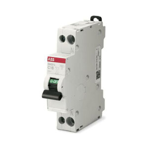 Automatsikring C 10A, 1 polet + nul C karakteristik, brydeevne 6kA, 230V AC, 17,6mm bred SN201 C10 produkt
