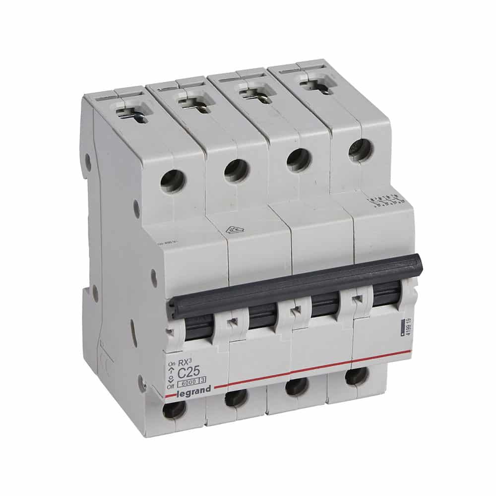 LEGRAND RX³ MCB automatsikring C50 4pol 4M 6000A