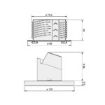 Tils. sensor P42MR 230V master 12 13m 360° SnapFit planfor.1 produkt